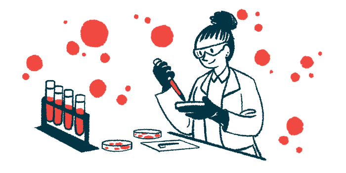 An illustration of a scientist working in a lab.